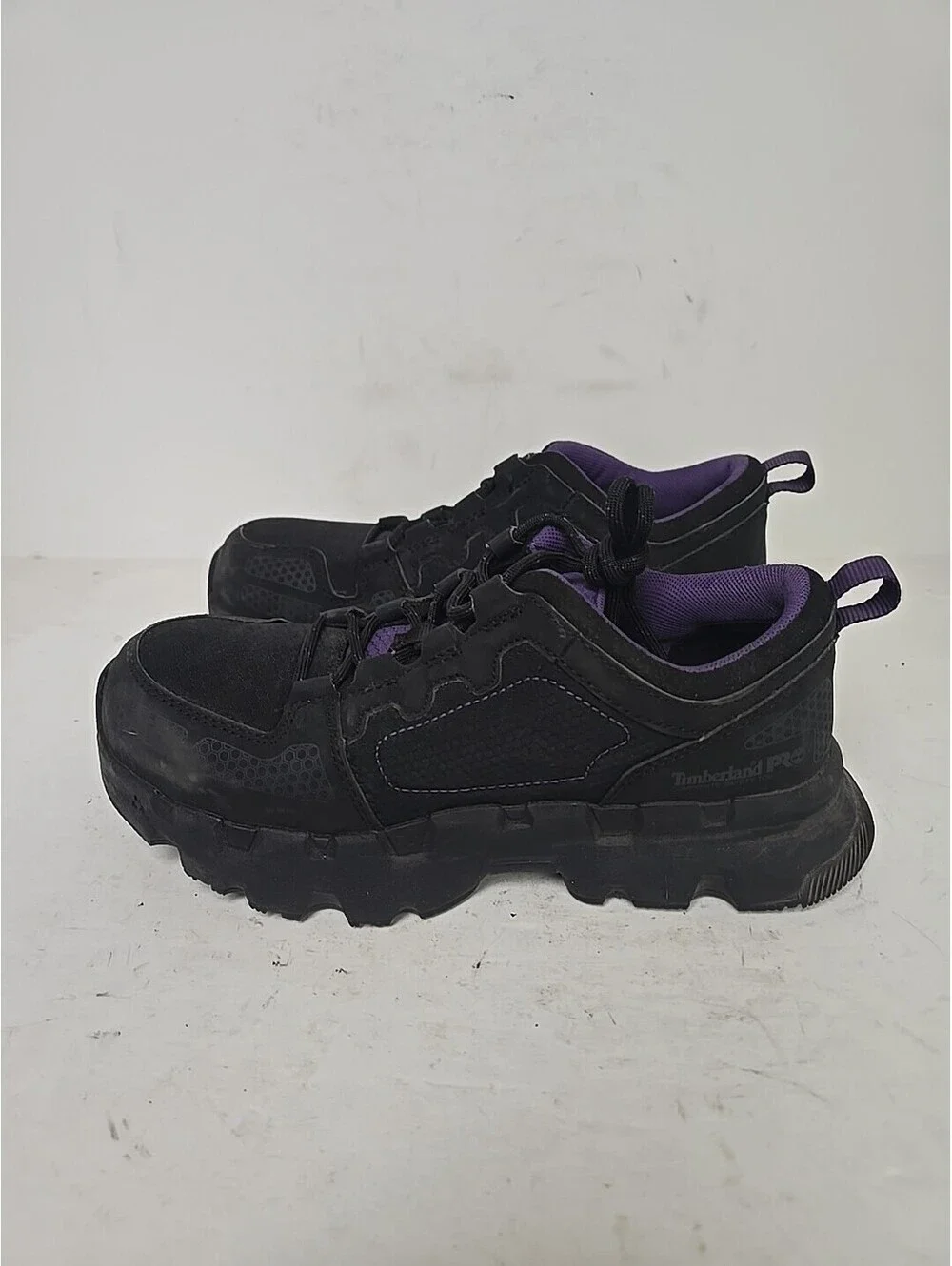 Timberland PRO Women’s Powertrain EV Comp Toe Work Shoes TB0A66T7ECS Black 9W